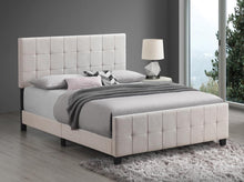 Load image into Gallery viewer, Fairfield Eastern King & Queen Upholstered Panel Bed Beige & Grey