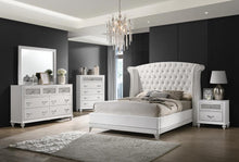 Load image into Gallery viewer, Barzini California King, Eking, & Queen Wingback Tufted Bed White