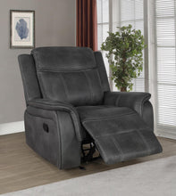 Load image into Gallery viewer, Lawrence Upholstered Tufted Back Glider Recliner