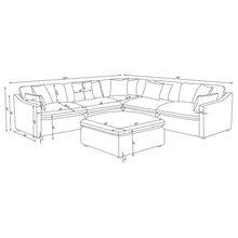 Load image into Gallery viewer, Hobson 6 Piece Sectionals