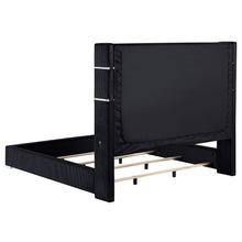 Load image into Gallery viewer, Tisdall California King, E.King & Queen Bed Grey, Black & Queen