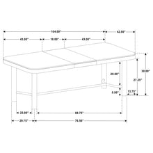 Load image into Gallery viewer, Arini Extension Dining Table