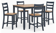 Load image into Gallery viewer, Gesthaven Counter Height Dining Table and 4 Barstools (Set of 5)