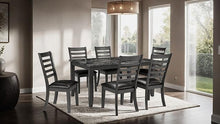 Load image into Gallery viewer, Adia 7 Pc Dinning Table Set Grey & Brown