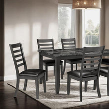 Load image into Gallery viewer, Adia 7 Pc Dinning Table Set Grey & Brown