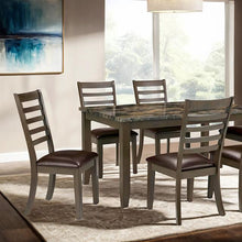 Load image into Gallery viewer, Adia 7 Pc Dinning Table Set Grey & Brown
