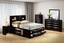Load image into Gallery viewer, Zosimo Bed Black, Chrome, & Grey