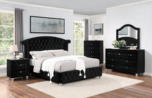 Load image into Gallery viewer, Zohar Bed Black & Pink
