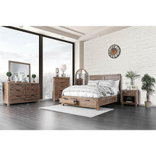 Load image into Gallery viewer, Wynton Weathered Light Oak Cal.King, E.King, & Queen Bed