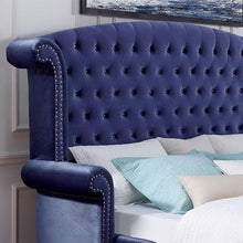 Load image into Gallery viewer, ALZIR Cal.King, E.King, & Queen Bed, Blue