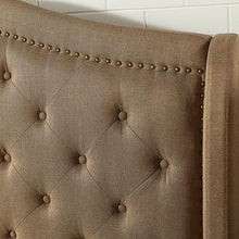 Load image into Gallery viewer, Carly Cal.King, E.King, Full, & Queen Bed Grey & Brown