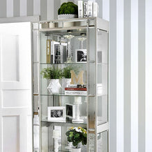 Load image into Gallery viewer, Carrollton Chrome Curio Cabinet