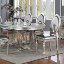 Load image into Gallery viewer, CATHALINA Oval Dining Table, Silver