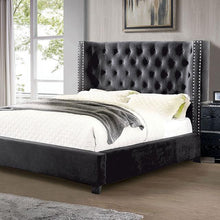 Load image into Gallery viewer, Cayla Bed Silver & Grey