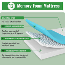Load image into Gallery viewer, Coreopsis 12" E.King Memory Foam Wave Comfort