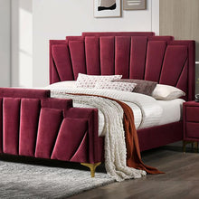 Load image into Gallery viewer, Florizel Bed Black & Red