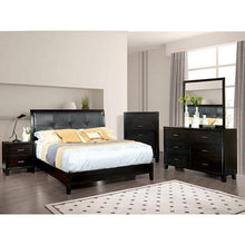 Load image into Gallery viewer, Enrico Full Queen Bed Brown, Black, & Cherry