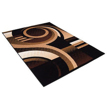 Load image into Gallery viewer, Blitar Brown Black, Brown Cream, & Gray 5' X 7' Area Rug