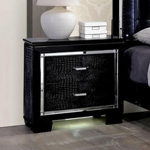 Load image into Gallery viewer, BELLANOVA Black Night Stand