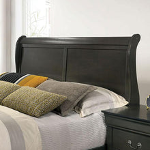Load image into Gallery viewer, Louis Philippe Cal.King Bed Black & Grey