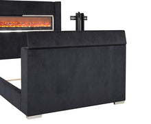 Load image into Gallery viewer, Sumter Bed Black & Grey