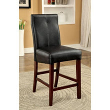 Load image into Gallery viewer, BONNEVILLE II Brown Cherry/Black Counter Ht. Chair (2/CTN)