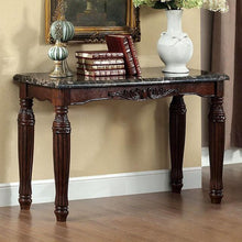 Load image into Gallery viewer, Brampton Espresso/Black Faux Sofa Table