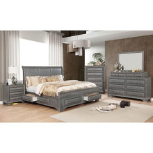 Load image into Gallery viewer, Brandt Bed Chrome & Gray