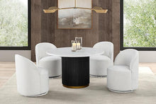 Load image into Gallery viewer, Varde Round Dining Marble Table