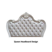 Load image into Gallery viewer, Ventresca E.King & Queen Bed White & Chrome