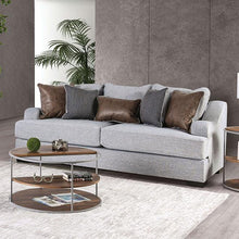 Load image into Gallery viewer, SKYLINE Sofa, Light Gray/Brown