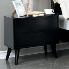 Load image into Gallery viewer, LENNART II Black Night Stand