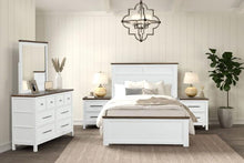 Load image into Gallery viewer, Bed Pinetop Blue & White