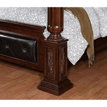 Load image into Gallery viewer, Mandalay Brown Cherry Queen Bed