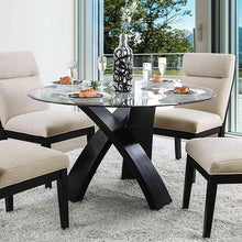 Load image into Gallery viewer, Jasmin Black/White Round Dining Table