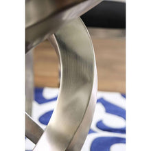 Load image into Gallery viewer, ROXO Silver/Black Round Dining Table