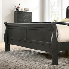 Load image into Gallery viewer, Louis Philippe E.King Bed Black, Cherry, & Gray