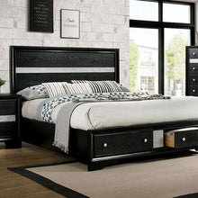 Load image into Gallery viewer, CHRISSY E.King, Full, & Queen Bed White, Grey, & Black