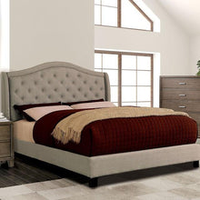 Load image into Gallery viewer, Carly Cal.King, E.King, Full, & Queen Bed Grey & Brown
