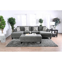 Load image into Gallery viewer, Lowry Gray Sectional w/ Ottoman