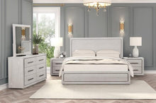 Load image into Gallery viewer, Crowthorne E.King & Queen Bed Grey & White