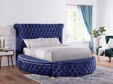 Load image into Gallery viewer, SANSOM E.King & Queen Bed, Black, Blue, & Grey