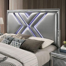 Load image into Gallery viewer, Emmeline 4 & 5 Piece Queen Bedroom Set Gray & White