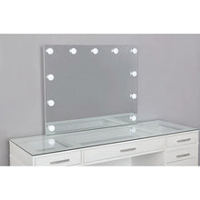 Load image into Gallery viewer, Valentina Vanity Set White & Dark Gray