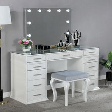 Load image into Gallery viewer, Valentina Vanity Set White & Dark Gray