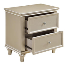 Load image into Gallery viewer, Celandine 2 Drawer Nightstand in Silver 1928-4