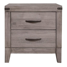 Load image into Gallery viewer, Woodrow 2 Drawer Nightstand in Gray 2042-4