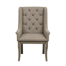 Load image into Gallery viewer, Vermillion Arm Chair in Gray (Set of 2)