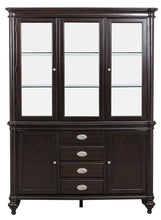 Load image into Gallery viewer, Marston Buffet with Hutch in Dark Cherry 2615DC-50-55