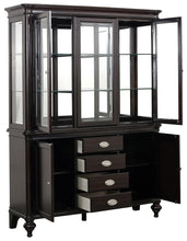 Load image into Gallery viewer, Marston Buffet with Hutch in Dark Cherry 2615DC-50-55